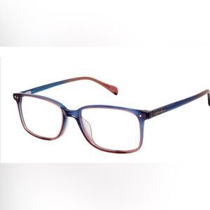 Eddie Bauer Blue & Pink Full Rim Plastic Eye Wear Glasses Frames